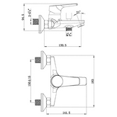 Aqua-Su "Patiso" Wannenarmatur (chrom)